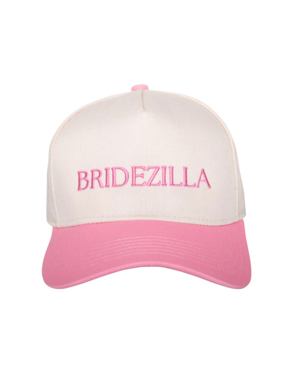 Katydid Bridezilla Pink and Cream Trucker Hat